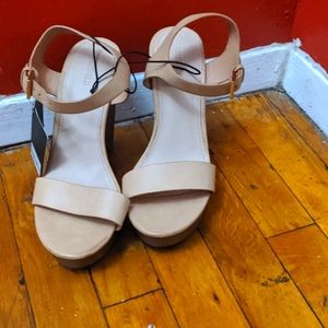 Forever 21 High Heels Size 7 Tan and Brown